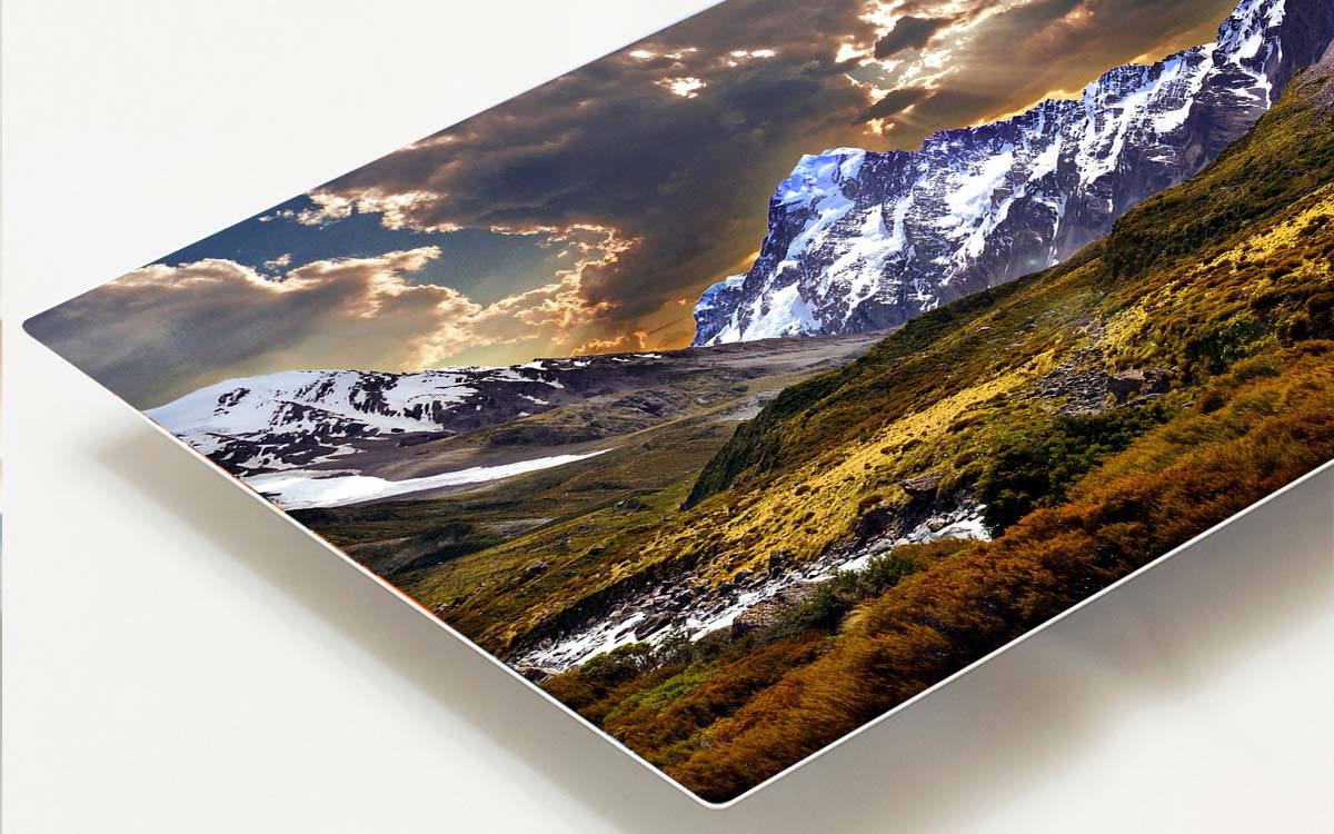 Metal or aluminum print